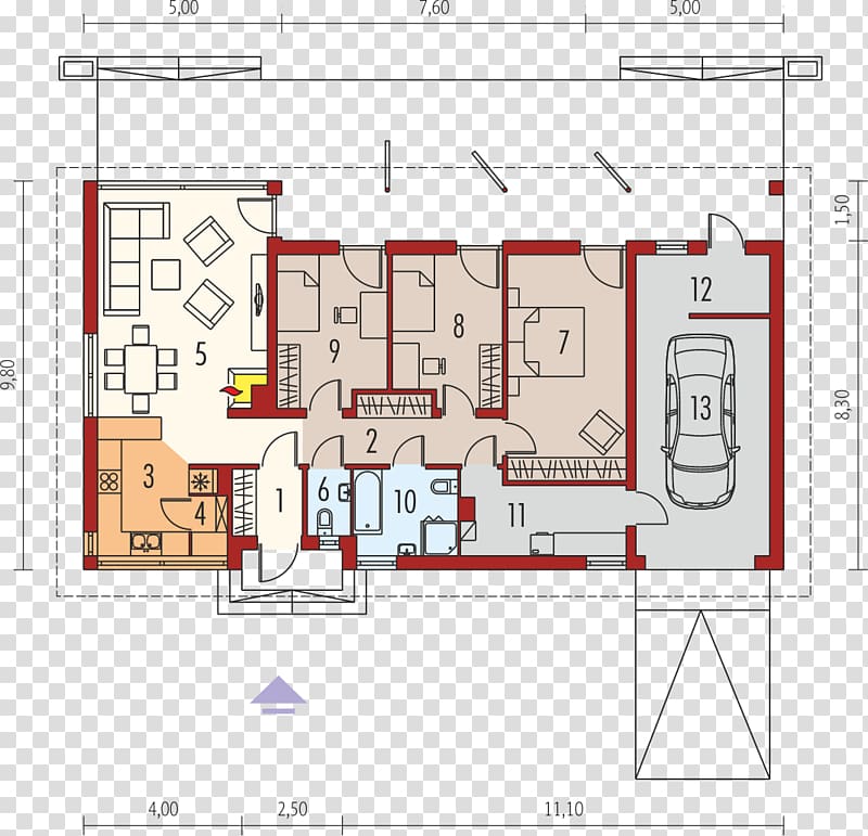 House Project Plan Garage Square meter, house transparent background PNG clipart
