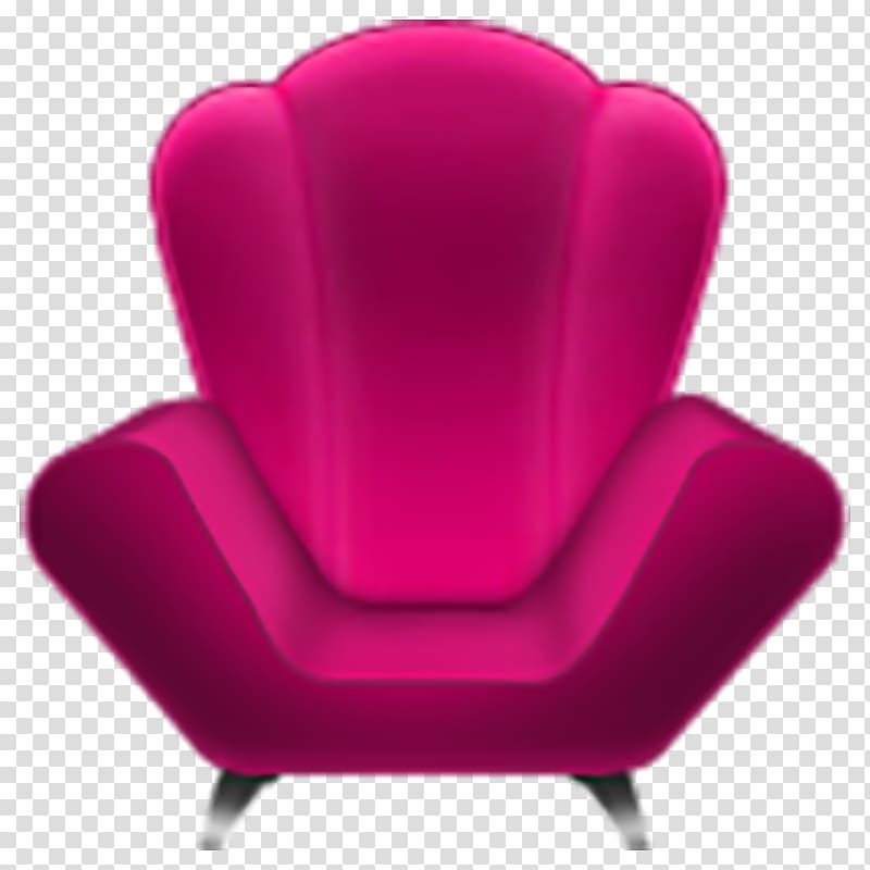 Chair Icon, Red chair transparent background PNG clipart