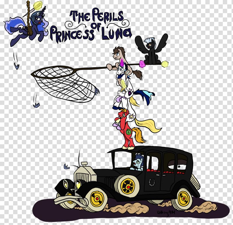 Princess Luna Twilight Sparkle Princess Celestia My Little Pony: Friendship Is Magic fandom, Wacky Races transparent background PNG clipart