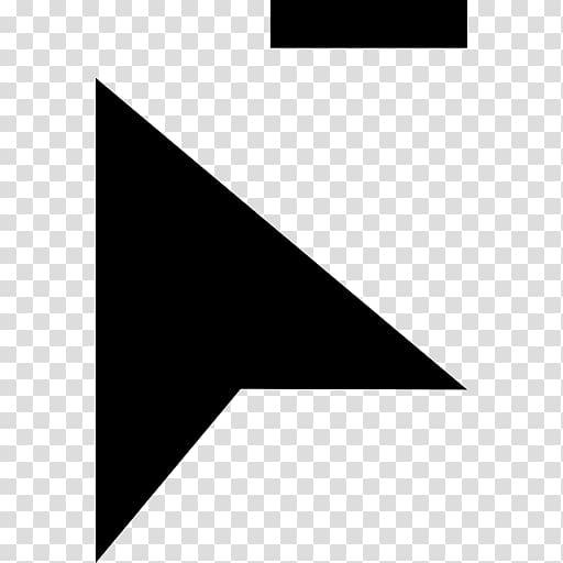 Computer mouse Pointer Triangle Cursor Arrow, Computer Mouse transparent background PNG clipart