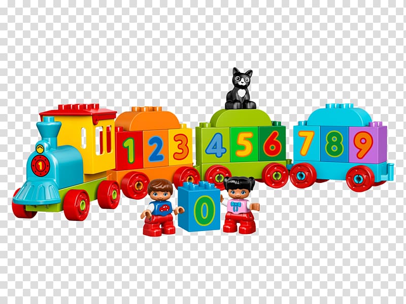 LEGO 10847 DUPLO Number Train Lego Duplo Toy block, toy transparent background PNG clipart