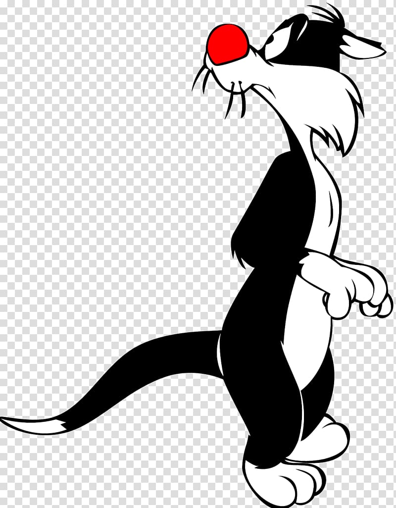 Silverster illustration, Sylvester Tweety Tasmanian Devil Looney Tunes Cartoon, looney tunes transparent background PNG clipart