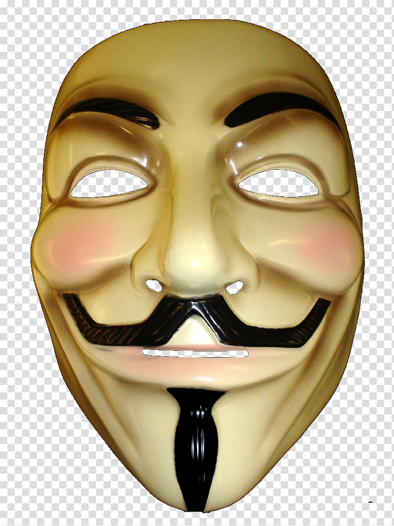 Guy Fawkes mask, Guy Fawkes mask Anonymous Guy Fawkes mask, Anonymous HD transparent background PNG clipart