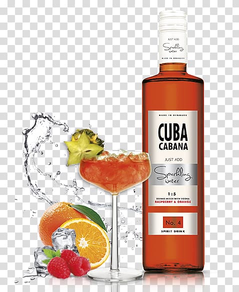 Liqueur Cocktail Cuba Carbonated water Negroni, cocktail transparent background PNG clipart