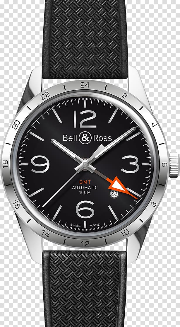 Bell & Ross Watch Baselworld Flyback chronograph, watch transparent background PNG clipart