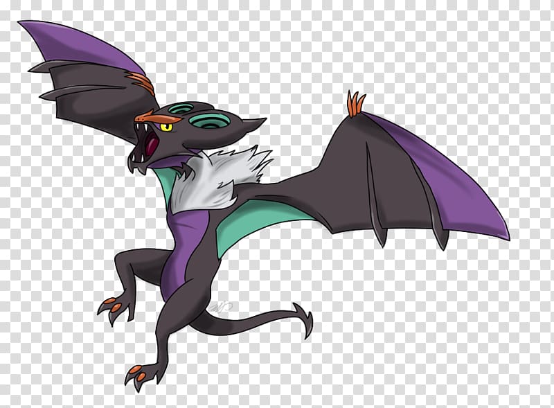 Pokémon X and Y Noivern Fan art, noibat transparent background PNG clipart