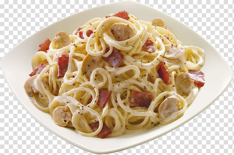 Spaghetti alla puttanesca Carbonara Spaghetti aglio e olio Bacon Al dente, bacon transparent background PNG clipart