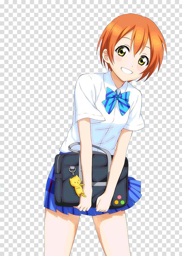 Rin Hoshizora Love Live! School Idol Festival Japanese school uniform Nico Yazawa Bag, marine fish transparent background PNG clipart