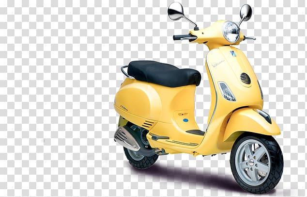 Scooter Piaggio Vespa GTS Vespa LX 150, scooter transparent background PNG clipart
