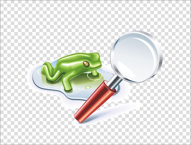World AIDS Day Teacher Red ribbon, Magnifying glass frog transparent background PNG clipart