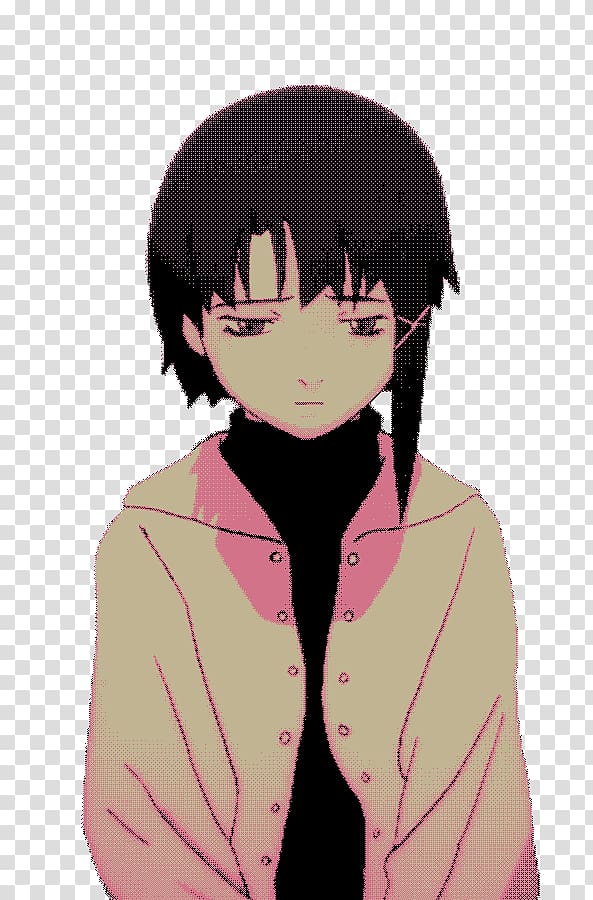 Lain Iwakura Anime 4chan, Anime transparent background PNG clipart