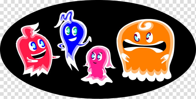 Pac-Man Party Ghost Video game Namco, Pac Man transparent background PNG clipart