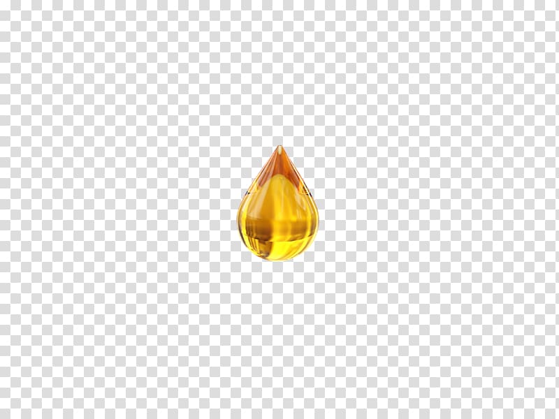 yellow liquid droplet, Yellow Triangle , A drop of oil transparent background PNG clipart