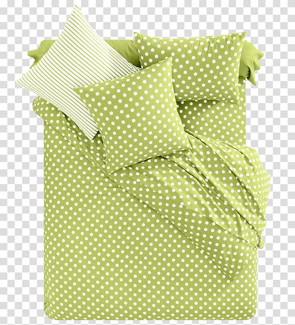 Polka dot Green Duvet Covers, anise transparent background PNG clipart