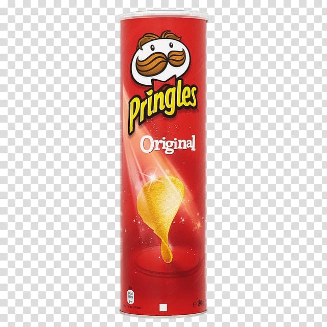 red Pringles can, Pringles Original transparent background PNG clipart