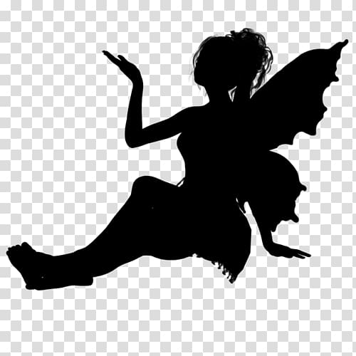 Fairy Drawing Silhouette , Fairy transparent background PNG clipart