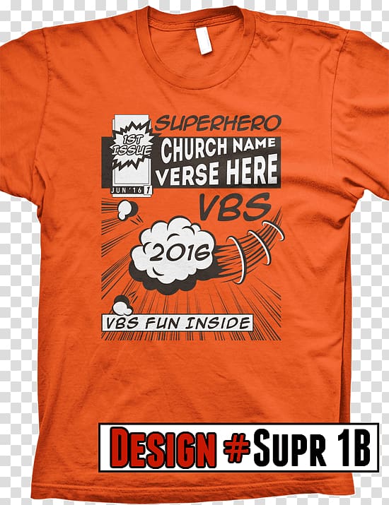Printed T-shirt Vacation Bible School Clothing, Church Flyer Template transparent background PNG clipart