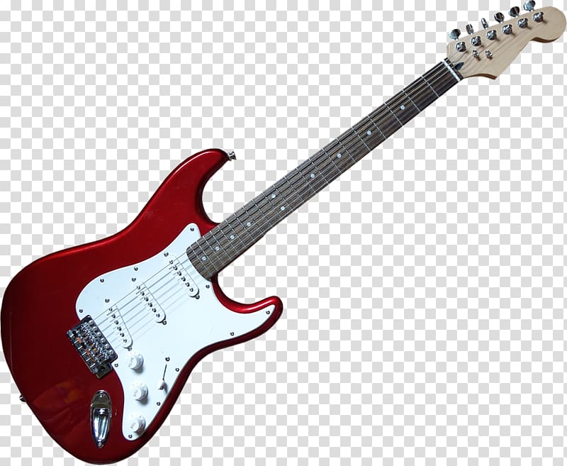 red and white electric guitar, Fender Stratocaster Fender Bullet Fender Contemporary Stratocaster Japan Fender Telecaster Plus, Electric guitar transparent background PNG clipart