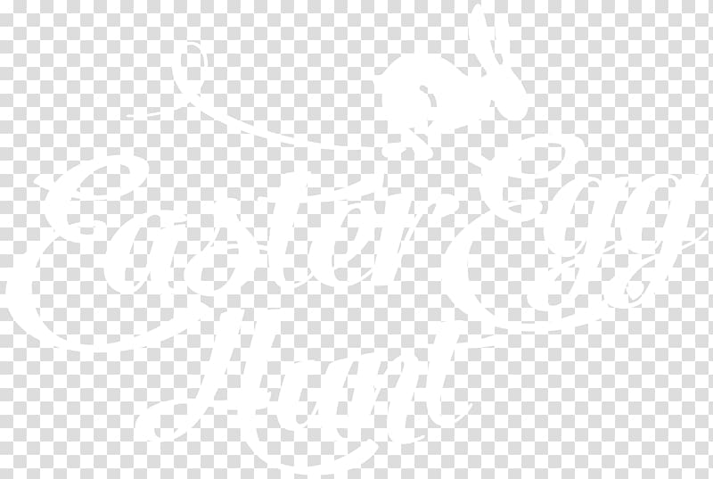 Black and white Point Angle, Easter Egg Hunt Text transparent background PNG clipart