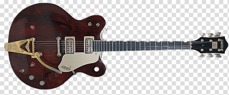 Gretsch White Falcon Tenor guitar Electric guitar, Gretsch transparent background PNG clipart