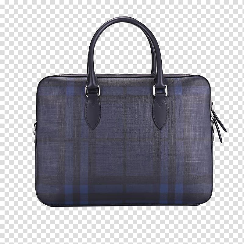 Briefcase Burberry Leather Bag Tartan, Burberry Plaid briefcase transparent background PNG clipart