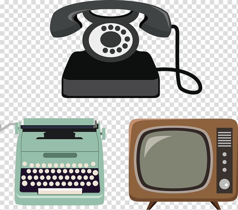 Telephone Scalable Graphics Icon, Telephone TV keyboard material transparent background PNG clipart