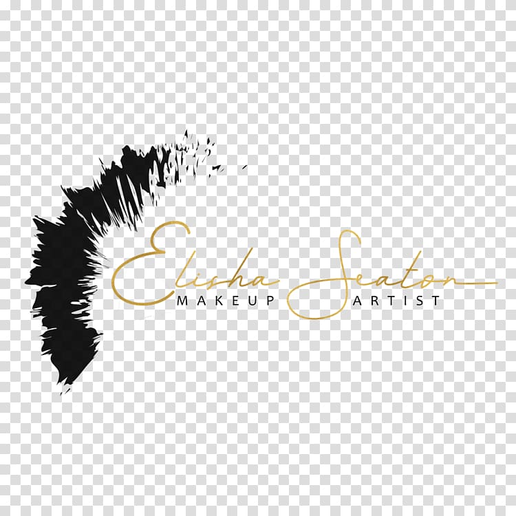 Logo Make-up artist Cosmetics Elisha Seaton Makeup Graphic design, Makeup Professional Appearance transparent background PNG clipart