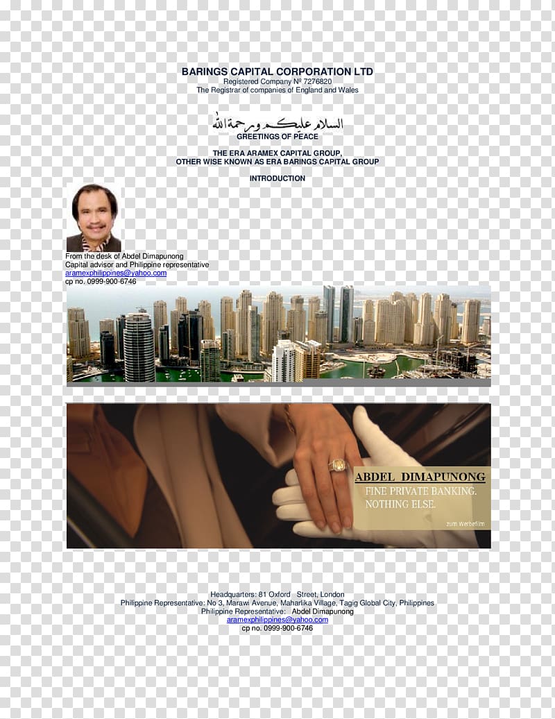 Dubai Marina Brand Font, design transparent background PNG clipart