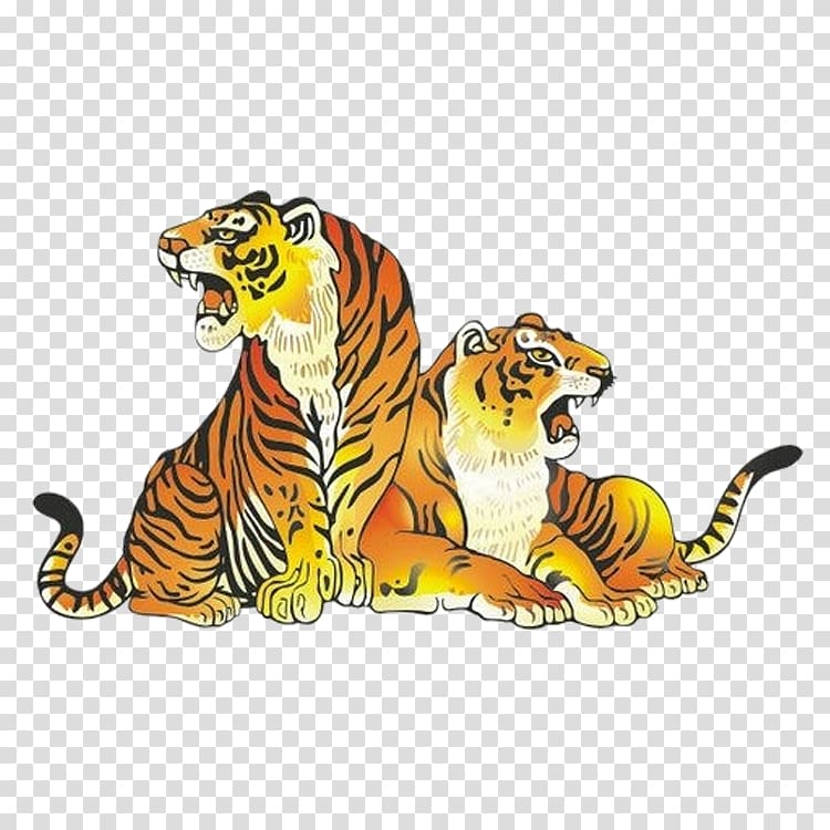 Tiger Shuanghu Coatings Limited Company Paint Chemical industry, tiger transparent background PNG clipart