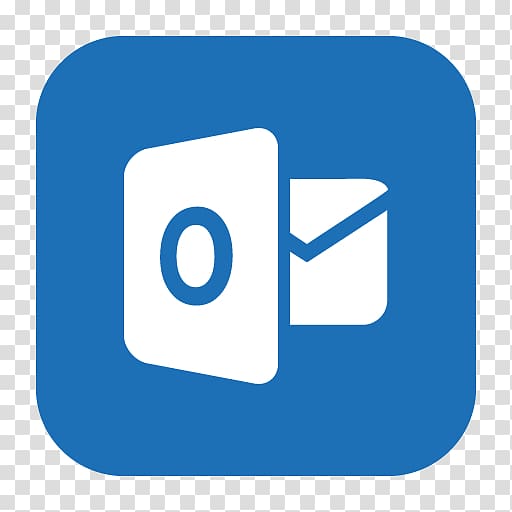 White and blue application logo, Microsoft Outlook Outlook.com ...