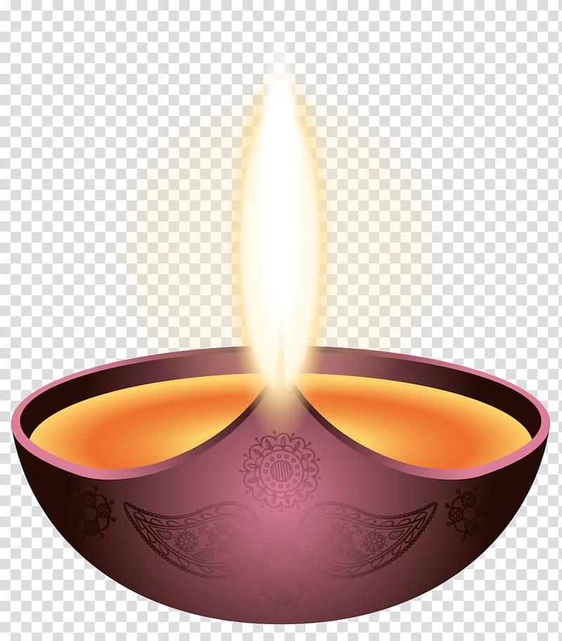 lighted candle illustration, Diya Diwali , Diwali transparent background PNG clipart