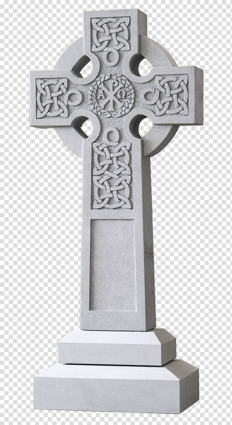 Celtic cross Headstone Cemetery Memorial, cemetery transparent background PNG clipart