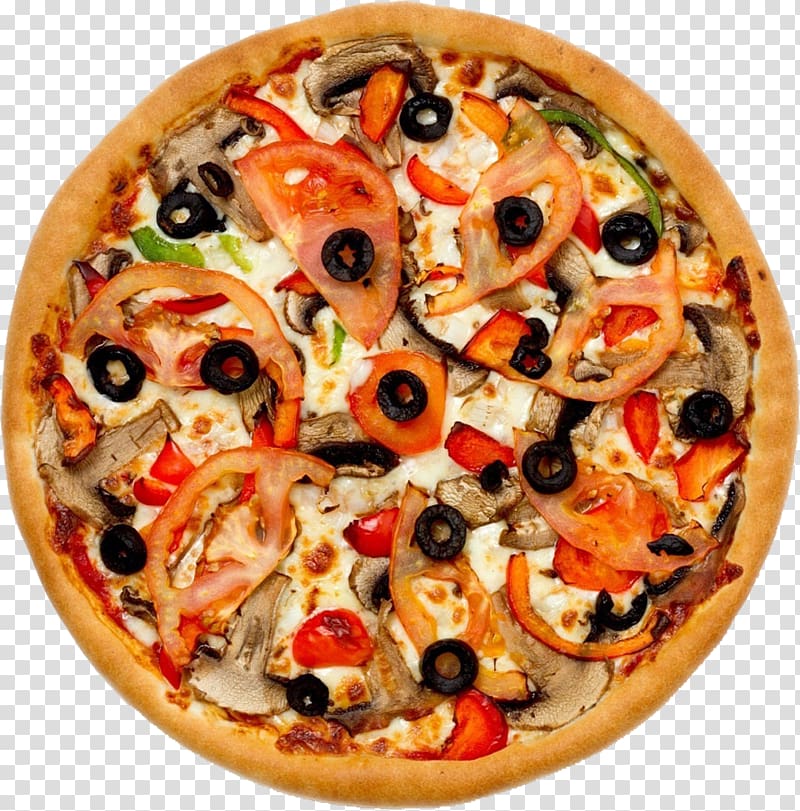 Pizza Take-out Fast food Italian cuisine, pizza transparent background PNG clipart