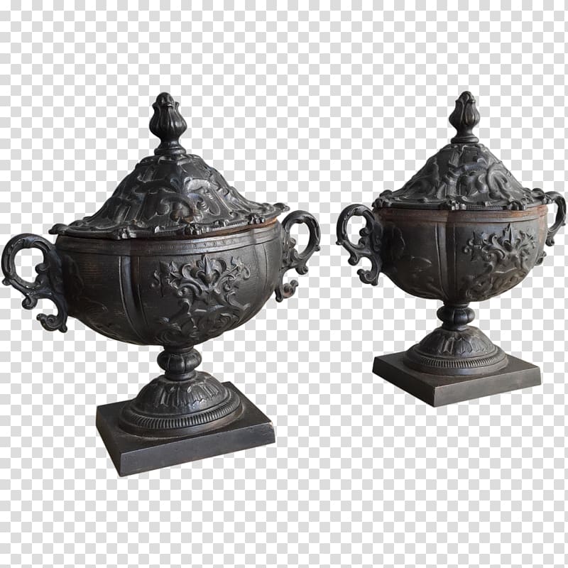 Urn Cast iron Vase Bronze, iron transparent background PNG clipart