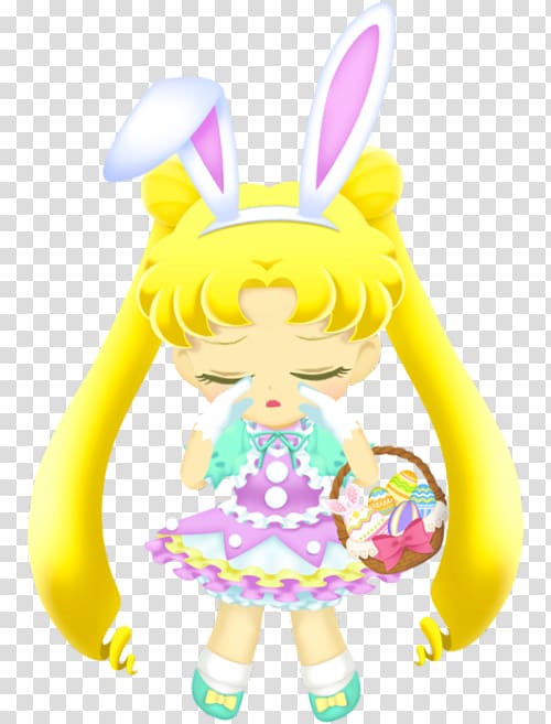 Easter Bunny Rabbit Hare Sailor Moon, rabbit transparent background PNG clipart