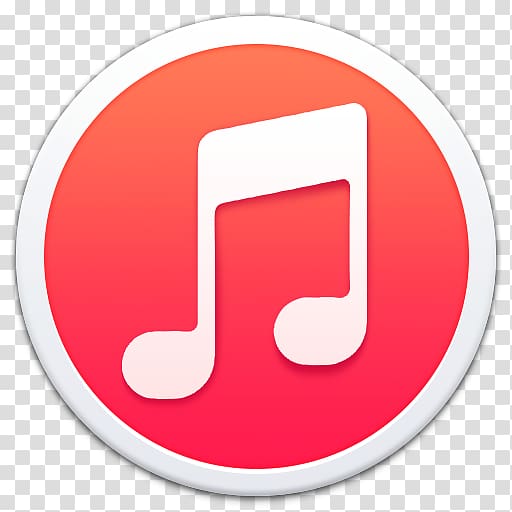 musical note illustration, symbol red font, Apple iTunes Border transparent background PNG clipart