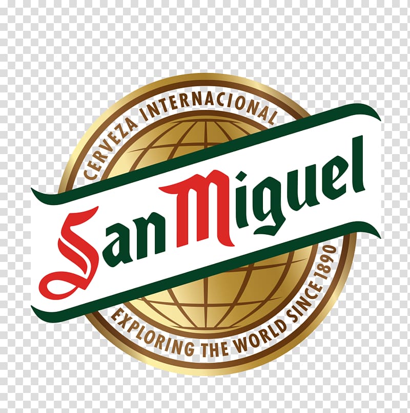 San Miguel Beer Logo Cervezas San Miguel Brand, beer transparent background PNG clipart