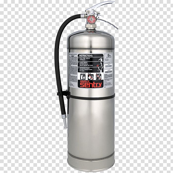 Fire Extinguishers Ansul Fire suppression system ABC dry chemical Purple-K, extinguisher transparent background PNG clipart