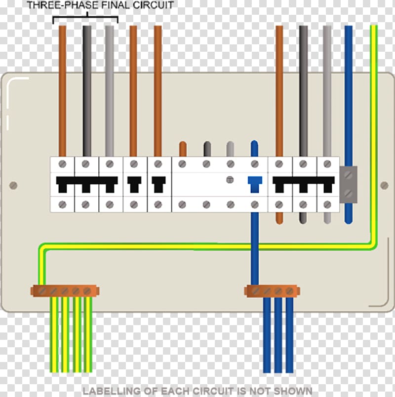 Wiring diagram Electric switchboard Electrical Wires & Cable Distribution board Home wiring, Single-phase Electric Power transparent background PNG clipart