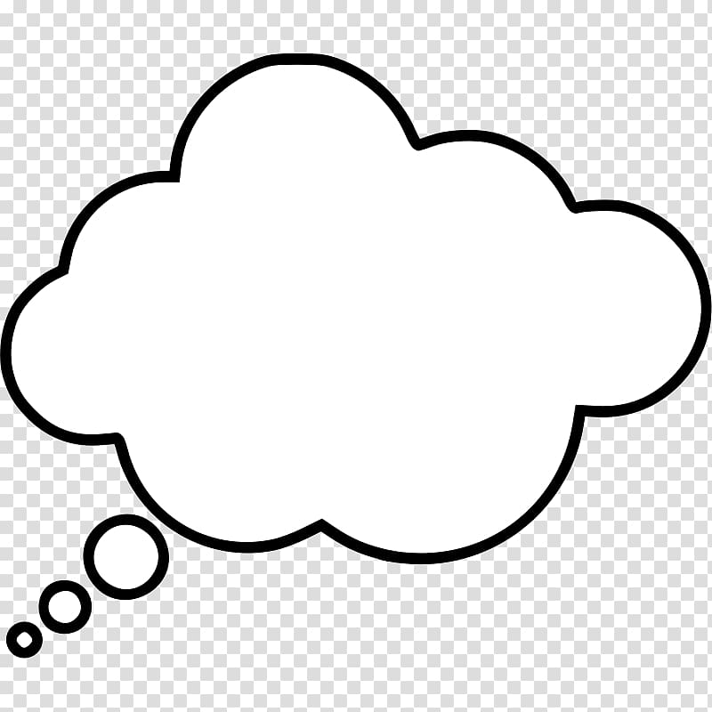 Thought Speech balloon , Thought Bubble transparent background PNG clipart