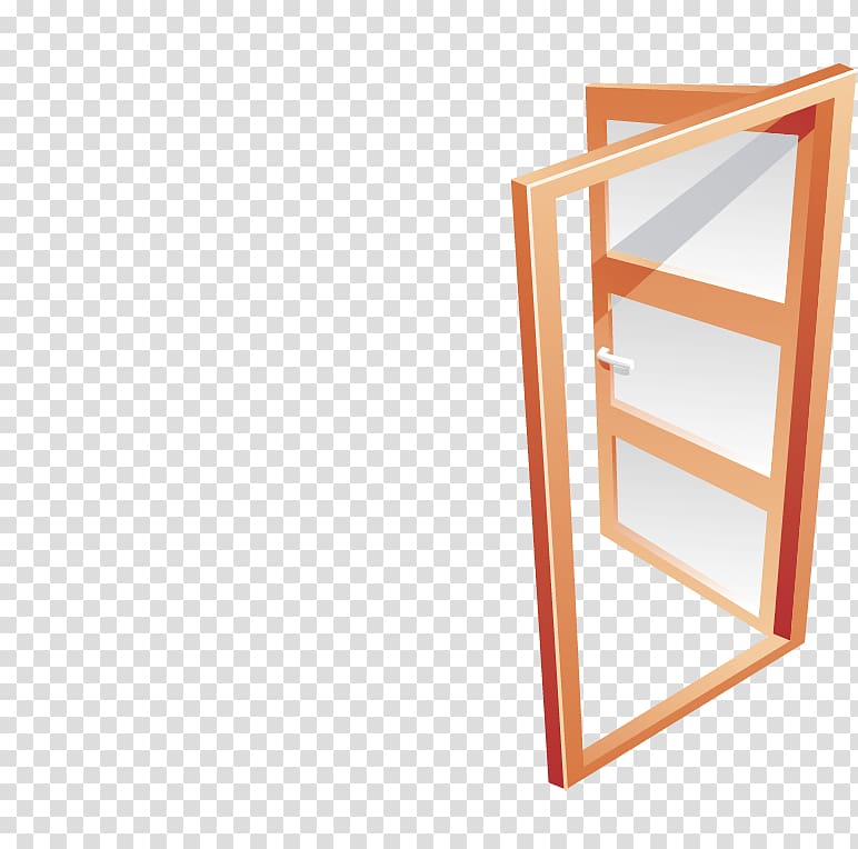 Window Door, Open the door transparent background PNG clipart