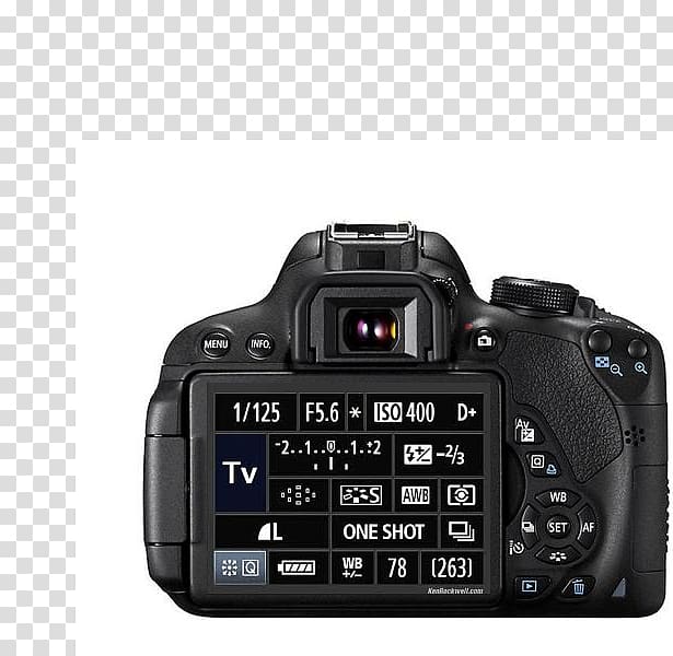 Canon EOS 700D Canon EF-S 18–135mm lens Canon EF-S 18–55mm lens Digital SLR, Camera transparent background PNG clipart