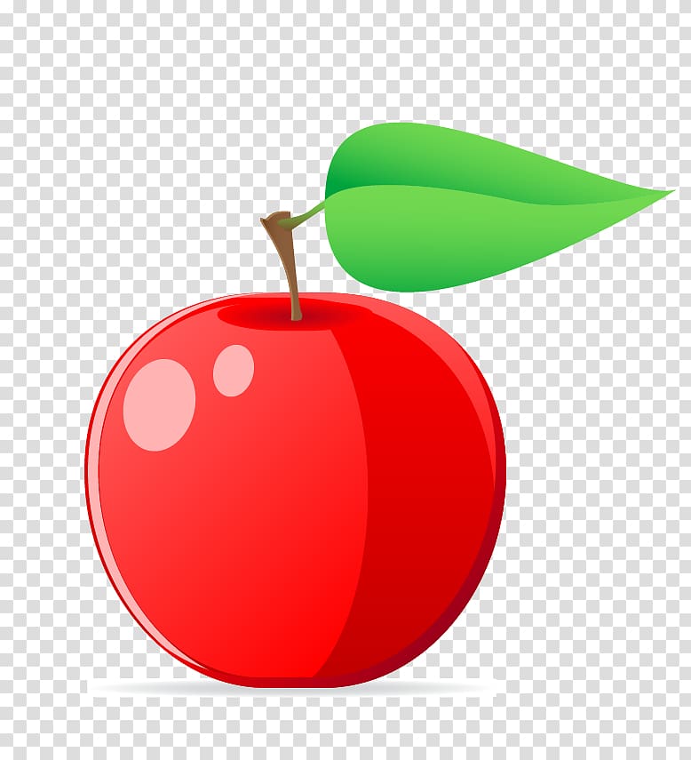 Teacher Education Icon, Red Apple transparent background PNG clipart