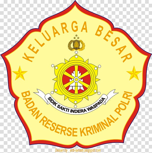 Organization Logo Criminal Investigation Agency of the Indonesian National Police Badge, stiker transparent background PNG clipart