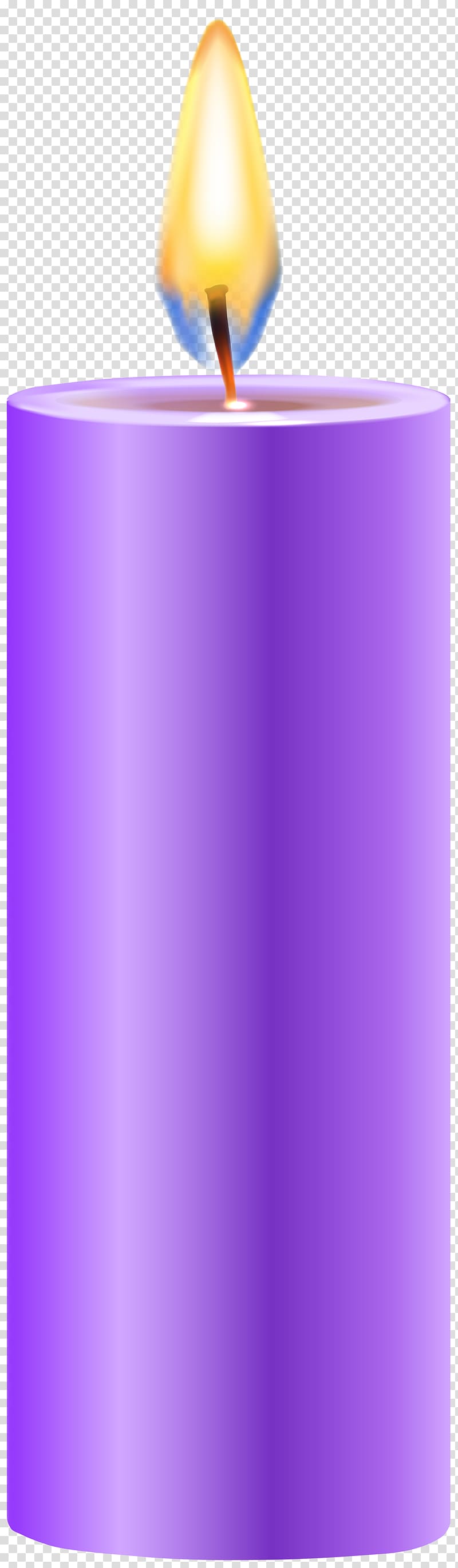 Purple Candle Color , Candle transparent background PNG clipart