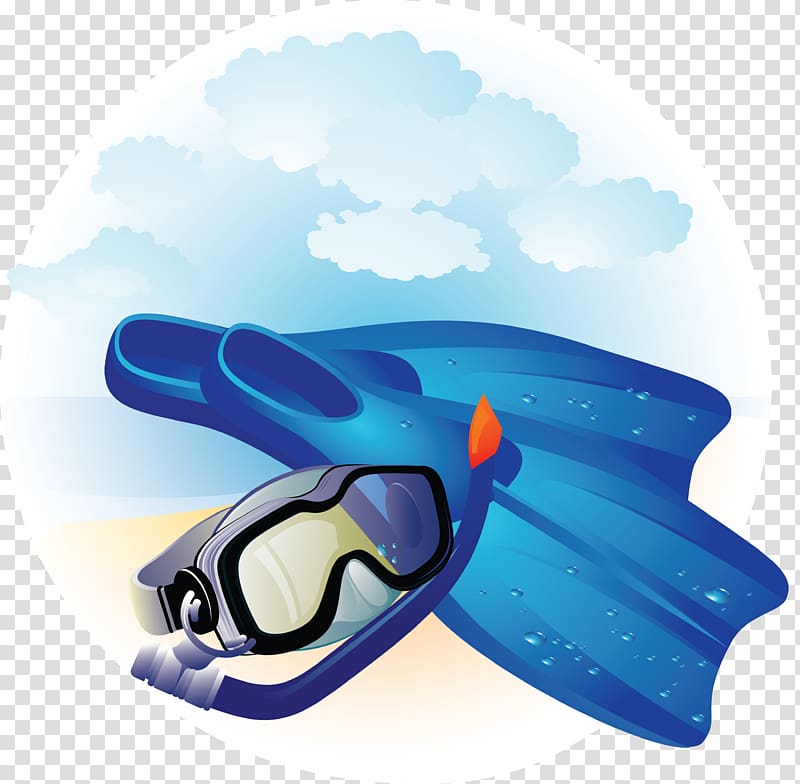 Underwater diving Diving & Snorkeling Masks Diving & Swimming Fins, flippers transparent background PNG clipart