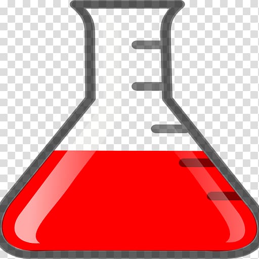 Laboratory Flasks Beaker Erlenmeyer flask Science, science transparent background PNG clipart
