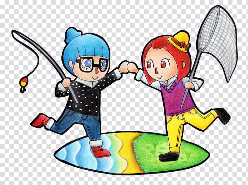 Recreation Game Fishing, playing together transparent background PNG clipart