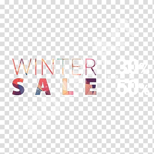 Logo Brand Font, winter sale transparent background PNG clipart