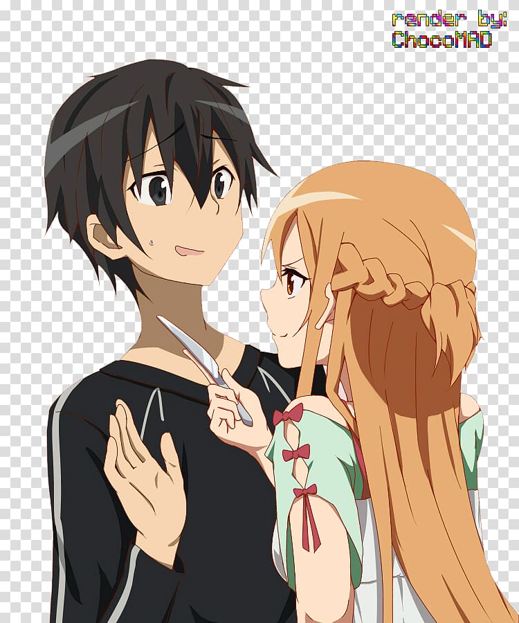 Kirito Asuna Sword Art Online 1: Aincrad Anime, asuna transparent background PNG clipart